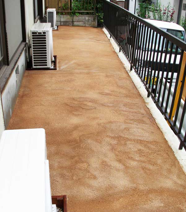 真砂土舗装の事例です